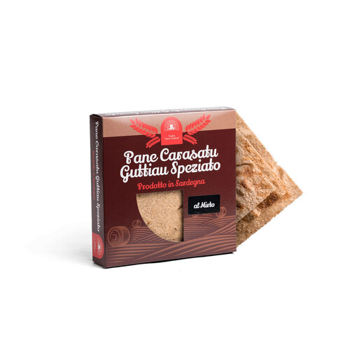 Pane carasatu guttiau speziato al mirto