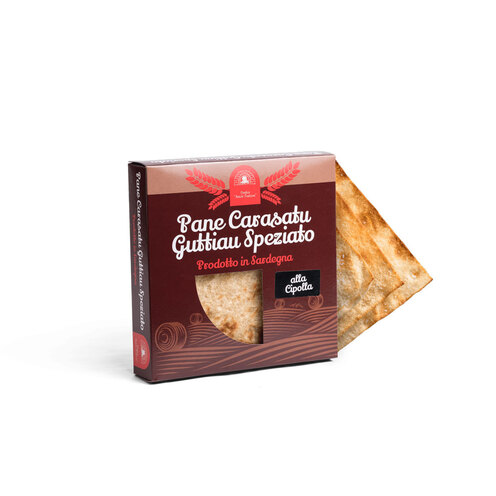 Pane carasatu guttiau speziato alla cipolla 250gr